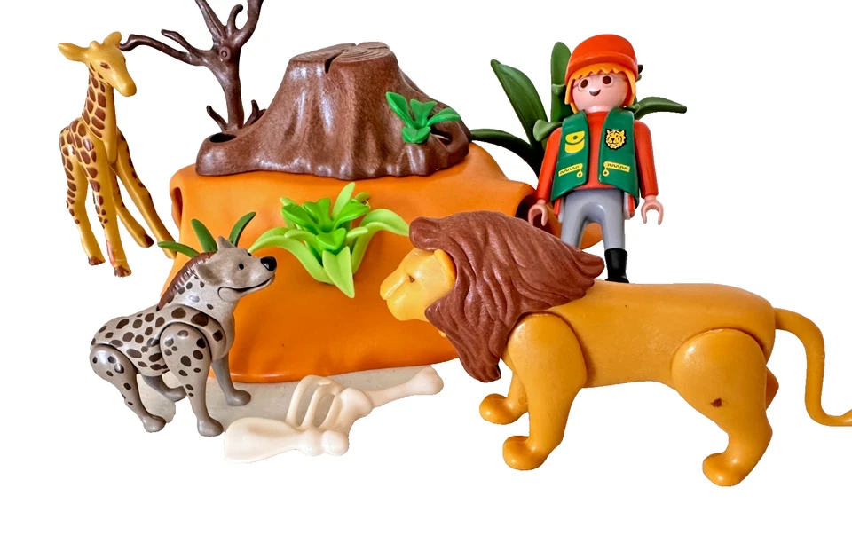 PLAYMOBIL animaux sauvages de la SAVANE ZOO safari jeep chasse - Photo 1/3