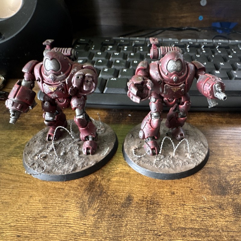 Games Workshop Warhammer 40K Adeptus Mechanicus Kastelan Robots Pro Painted