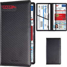 TOURSUIT Car Registration and Insurance Card Holder, Vehicle License Document Gl
