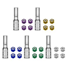 Aluminum Wheel Nut with Tool for 1/30 SCX30 Remote Control Car Upgrade Parts