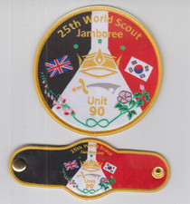 Boy Scout Badge +woggle 25 WORLD Jamboree KOREA  2023 UK Unit 90 WEST MERCIA