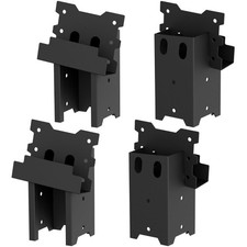 4-Pack Deer Blind Brackets - Durable Steel 12/14 Gauge Support