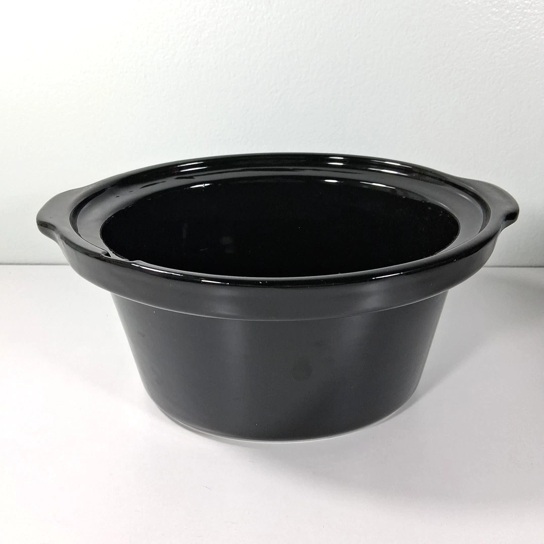 Bella 1320 Ceramic Insert Oval Replacement Sensio Slow Cooker - BOWL ONLY Black