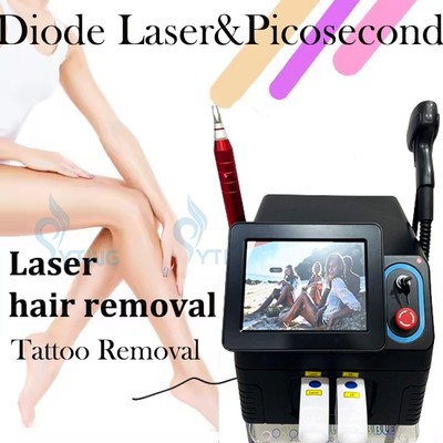 Picosecond Laser 2 in 1 755nm 808nm 1064nm Diode Laser Hair Removal Machine