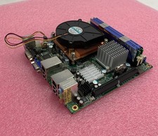 Ibase MI935F Motherboard Intel Core 2 Duo E8400 3GHz 2GB RAM 2 Sticks No Shield