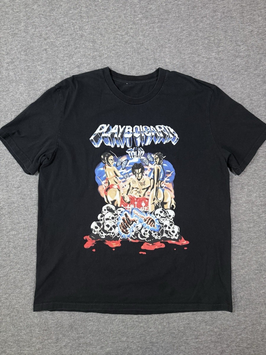 2017 Playboi Carti Self Titled Album Rap Tour SS Graphic T-Shirt