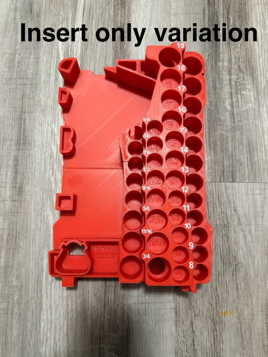 M12 3/8 Impact 2562-20 & Socket Set 49667009 Storage for Packout