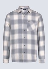 Buffalo David Men's Sinclair Plaid Flannel Button-Front Shirt Ultimate Gray-XL
