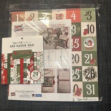 Christmas counting pocket album memory bound scrapbook store  6x6 Paper Pad