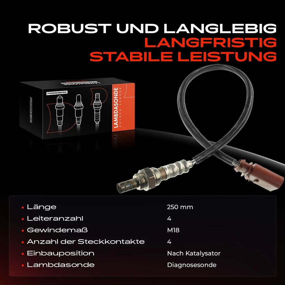 2x Sonda lambda antes después para Seat Ibiza III 6L1 Skoda Fabia I Combi 6Y5 Roomster - Imagen 4 de 4