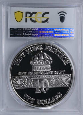 1993 Hutt River 10 Dollars X-248 Supersaurus Dinosaurs