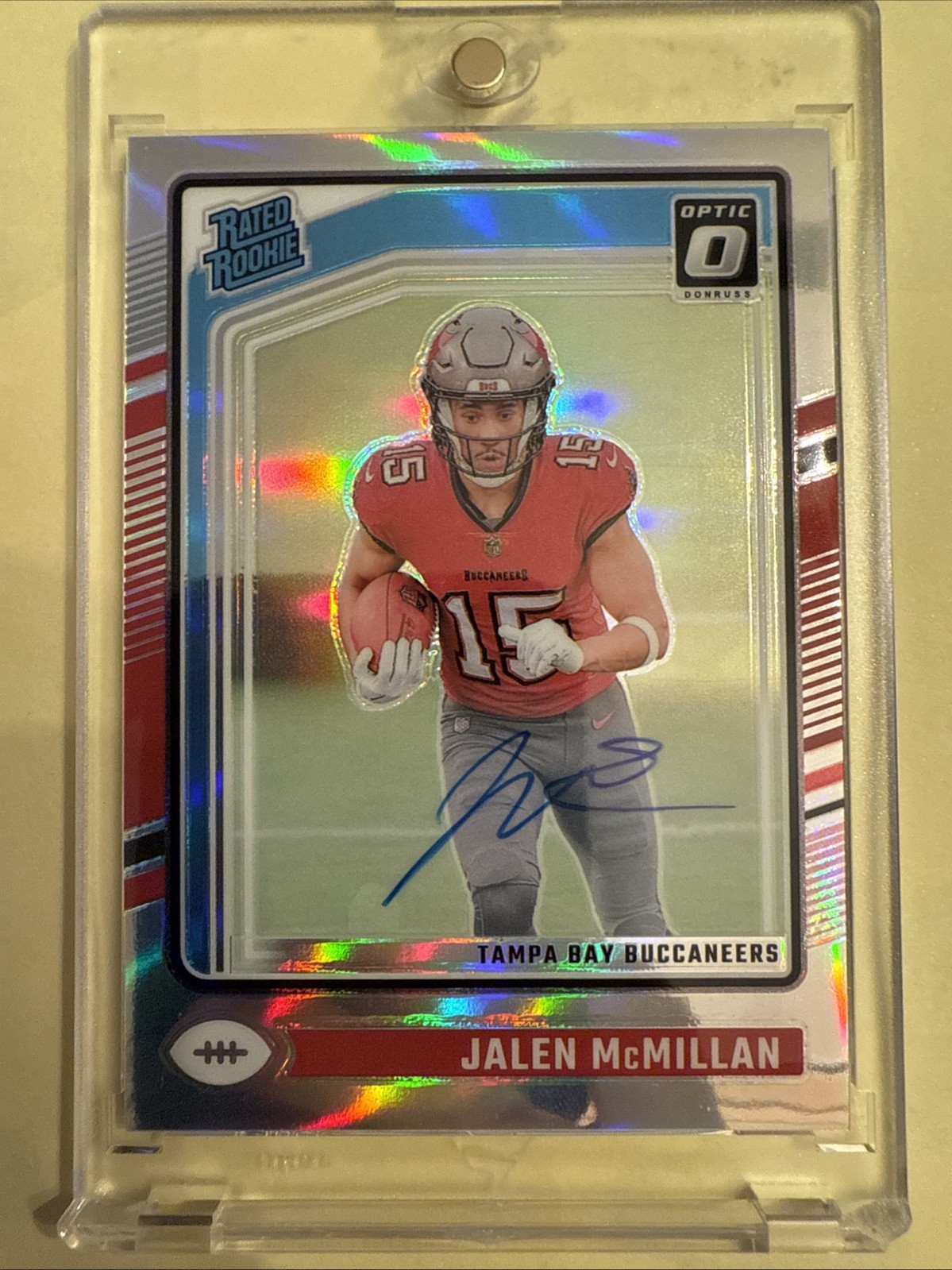 2024 Donruss Optic Jalen McMillan #239 Rated Rookie Holo /150 Auto