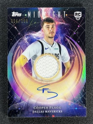 2025-26 Topps Midnight Cooper Flagg Twilight RC Jersey Patch Auto RPA /199
