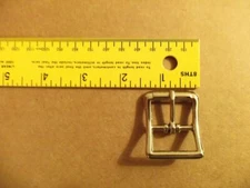 3/4" All Purpose Middle Bar Strap Buckle Silver (Pack Of 10)