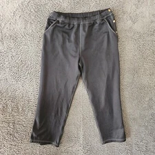 Renova Pants Medical Wear Elderly Post Surgery Tearaway Snaps Black Large