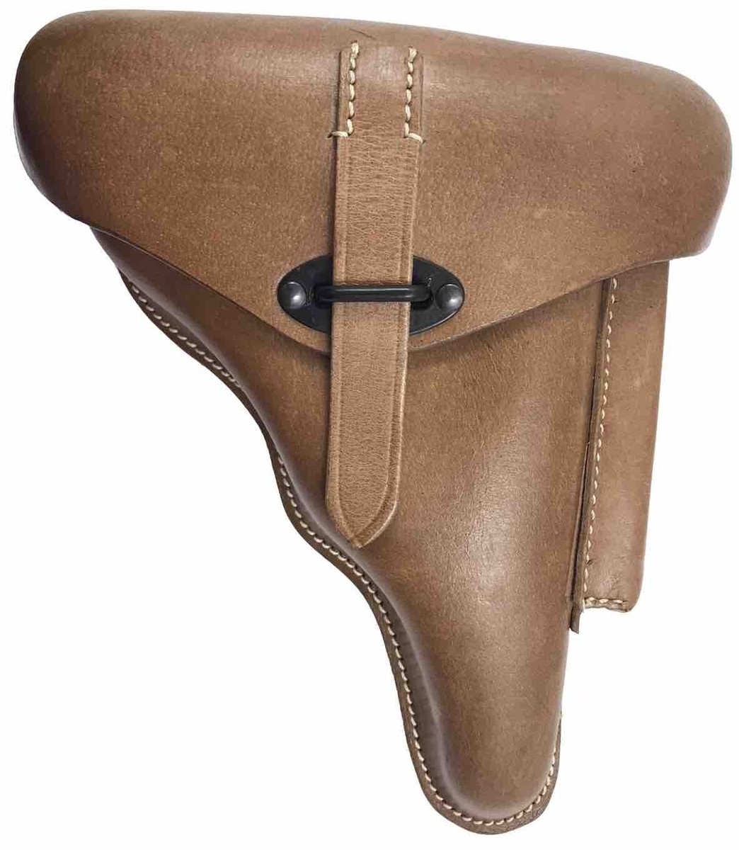 dvr 42 P38 Leather Flap Holster WaA170 Reproduction German