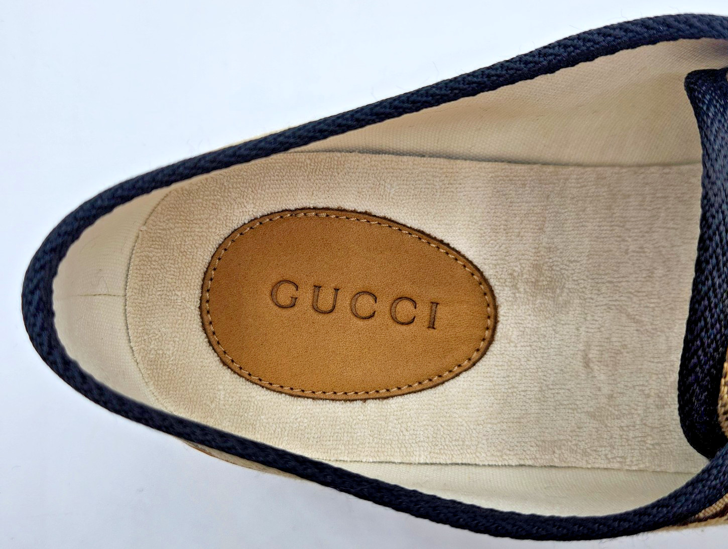 Gucci Tortuga GG Men's Camel Ebony/Black Canvas Sneakers UK12.5 US13 thumbnail 24