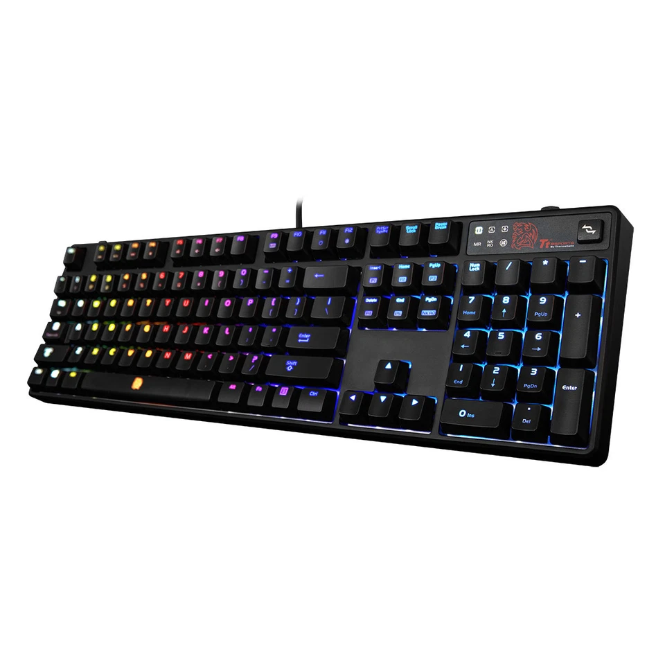 ThermalTake e Sports Poseidon Z Mechanical RGB Illuminated Gaming Keyboard - Image 2 of 4
