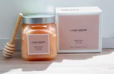 New Laura Mercier Ambre Vanille Honey Bath 12 oz NIB With Honey Wand READ