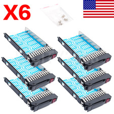6Pcs For HP 2.5" SAS/SATA Drive Tray Caddy for 378343-002 G7 G6 G5 G4 G3 G2 G1