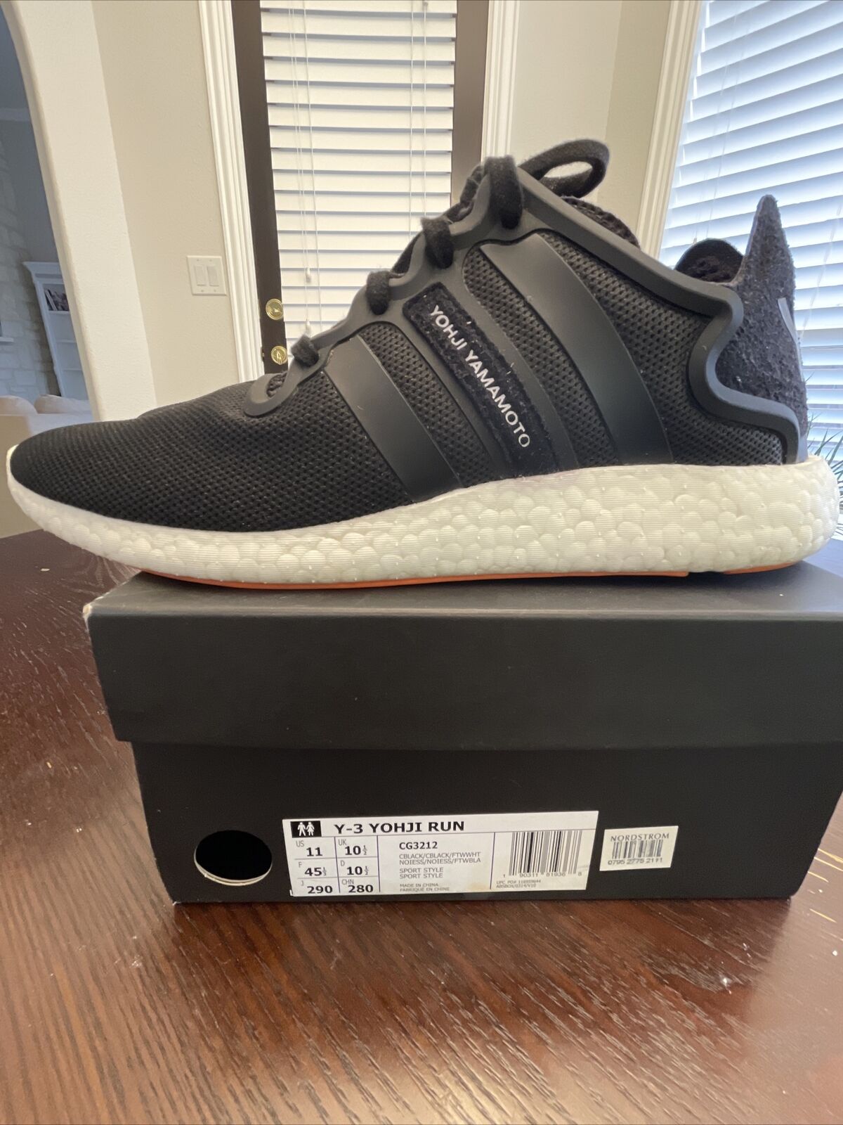 100% Authentic OG Adidas Y-3 Yohji Yamamoto Boost Run Men's - Size