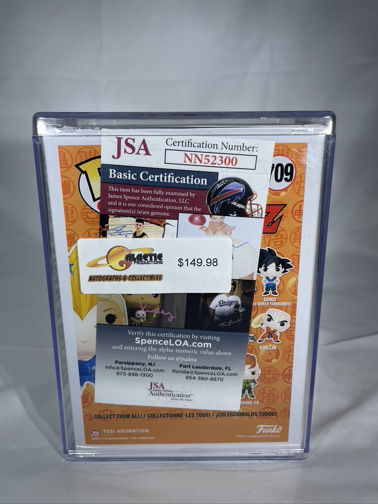 Dragon Ball Z- Chris Sabat signed Super Saiyan 2 Vegeta POP! #709