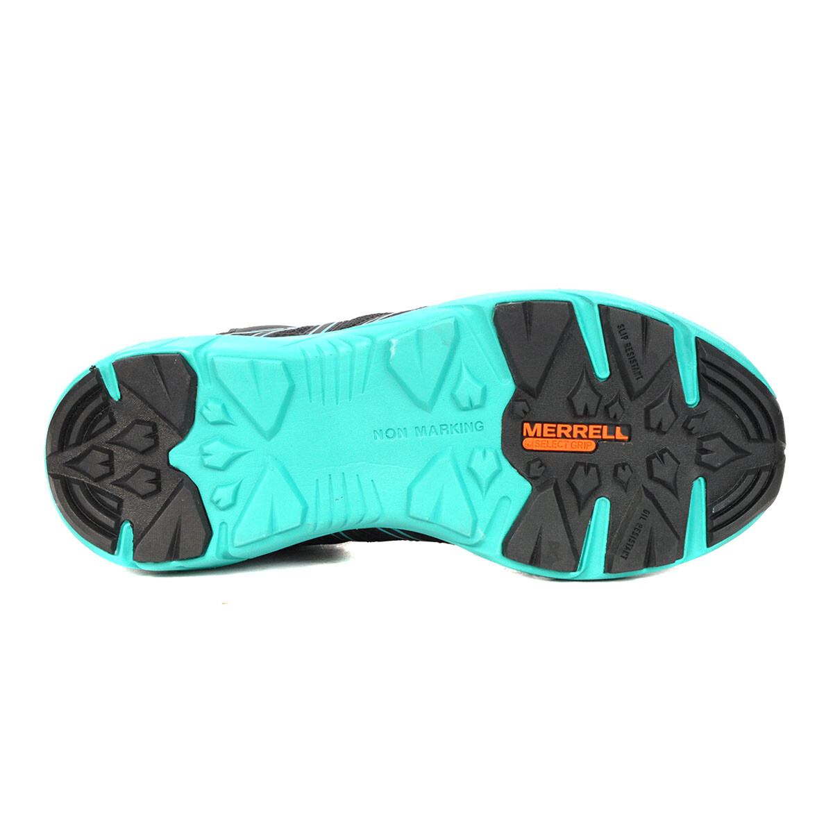Merrell Women's Fullbench Superlite Black/Teal Alloy Toe CSA Work