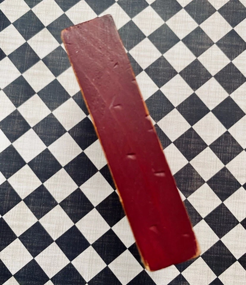 Rimas infantiles de madera de aspecto envejecido decoración de Caperucita Roja vintage Foto 3 de 4