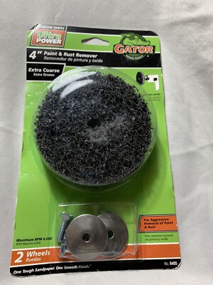 Gator 9485 4 in. Bolt-On Paint and Rust Remover Disc 40 Grit Extra Coa