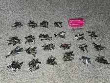 230+ Silver Metal Duck Billed Hair Alligator Curl Clips Hair Roller Mixed Lot