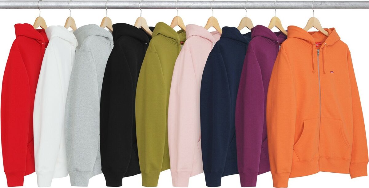 Supreme Small Box Logo Zip Up Hooded Sweatshirt FW FWSW