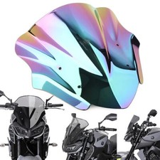 Motorbike Windshield Wind Deflector For Yamaha MT-09 FZ09 17-20 Double Bubble