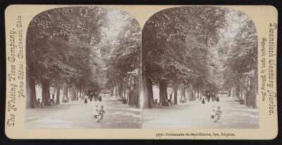 Promenade de Sept-Heures, Spa, Belgium Old Photo