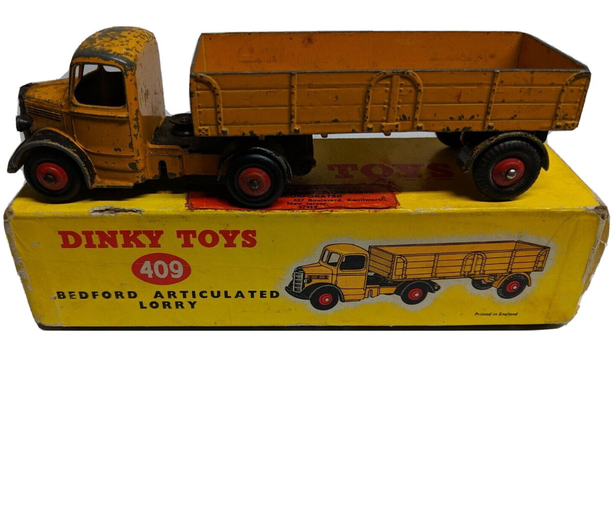 値下げ　超レアDINKY SUPERTOYS BIG BEDFORD ミニカー Dinky Supertoys Bedford Articulated Truck Yellow With Box Made In