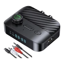 Bluetooth 5.4 Transmitter & Receiver Wireless Adapter For Home stereos/speakers