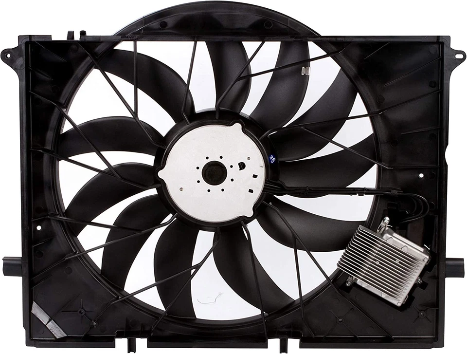 Conjunto de ventilador de refrigeración del radiador para Mercedes W220 CL600 S600 CL55 CL65 2205000193 Foto 4 de 4