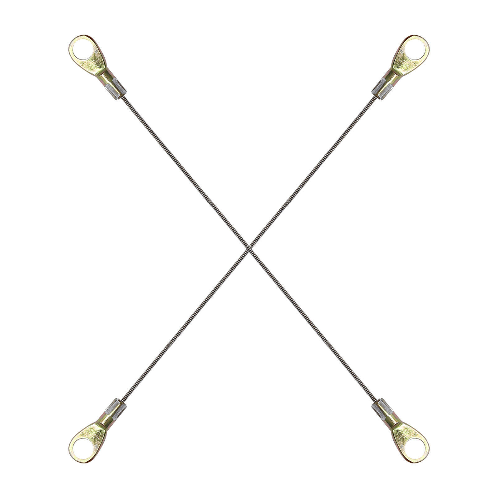 2Pcs Tailgate Tail Gate Cables For Kawasaki Mule 3000 3010 3020 53045