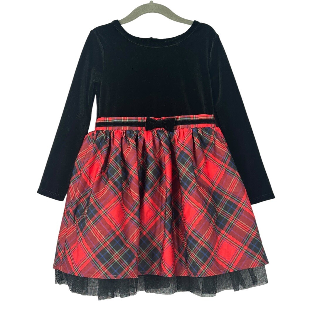 cat and jack holiday dress Cat & Jack Green & Gold Holiday Dress