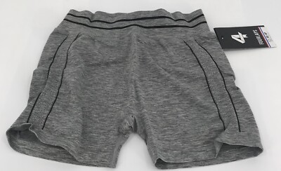 FourLaps 4 Aero Seamless Shorts Women's XL Grey Heather Bike/Gym Compression NWT
