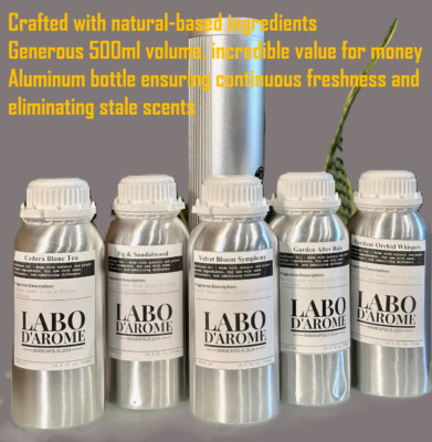 16.9oz, 500ml! Ultrasound/Reed Diffuser Oil Refill - Verdant Orchid Whispers