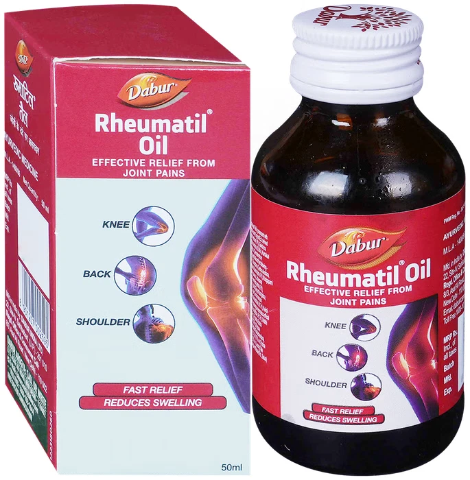 Dabur Rheumatil Oil for Joint Pain Relief | For Backache, Knee & Shoulder Pain