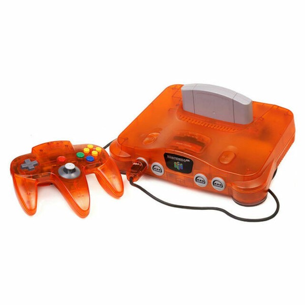 nintendo 64 orange