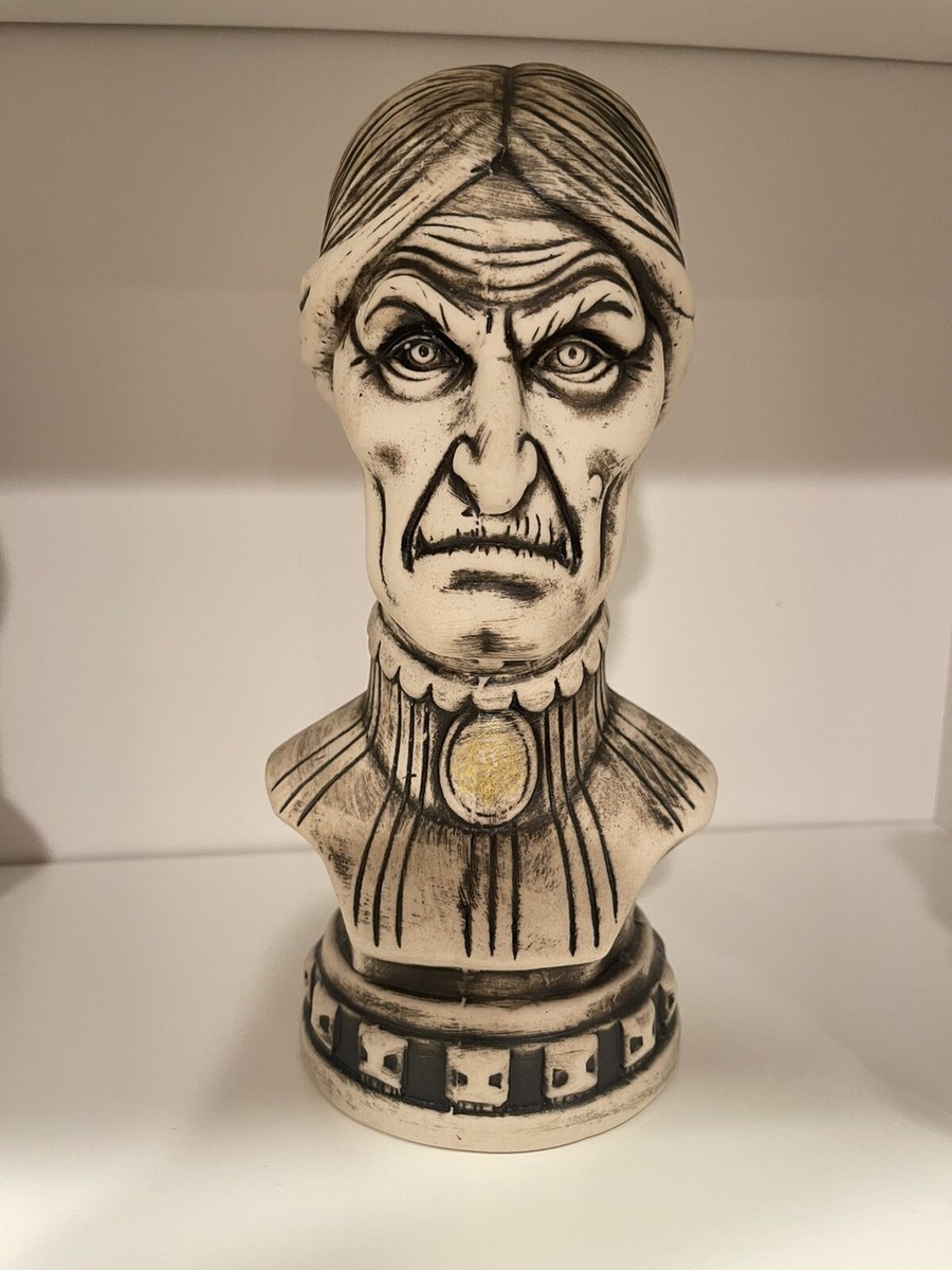 Rare Disney Club 33 Haunted Mansion Female Bust Tiki Mug