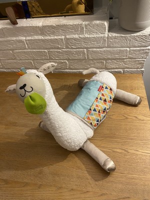 Fisher-Price Grow With Me Tummy Time Llama - Plush Infant Toy For Play & Development