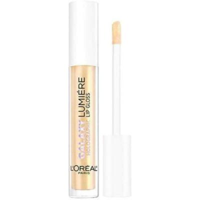 L'Oréal 03 Ethereal Gold Galaxy Lumiere holografischer Lipgloss (2er Pack)