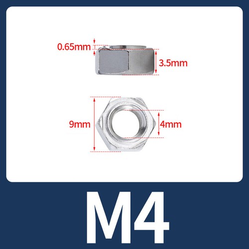 Hexagon Weld Nuts A2 Stainless Steel M3 M4 M5 M6 M8 M10 M12 M16 - Din 929 - Picture 9 of 21