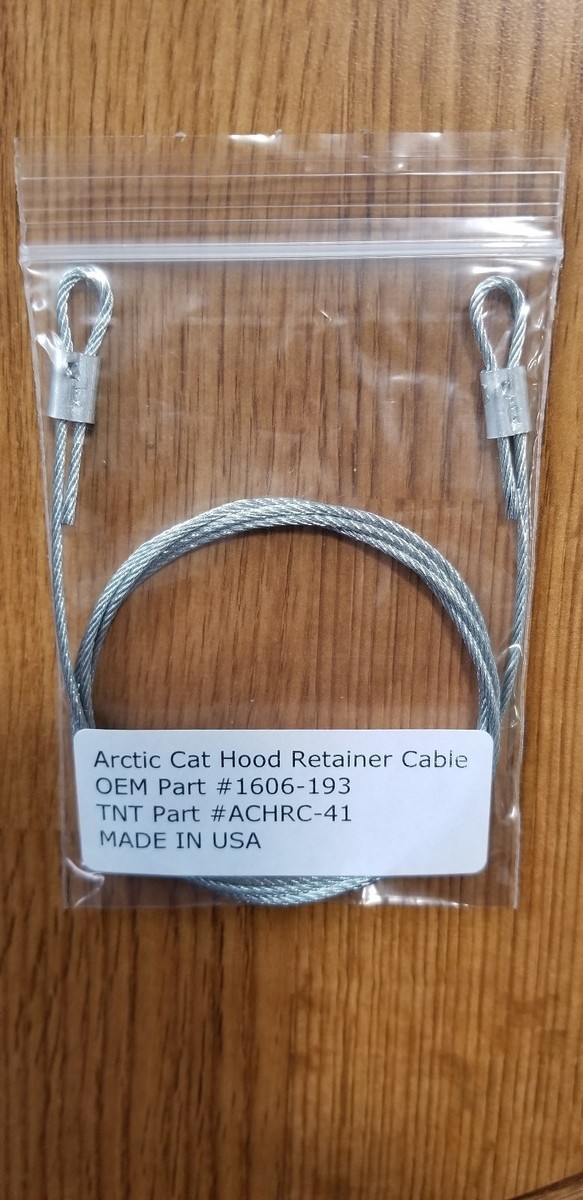 Arctic Cat Snowmobile Hood Retainer Cable ZR ZL 500 600 700 | 1606