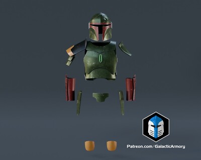 Medieval Boba Fett Armour - Galactic Armory - DIY