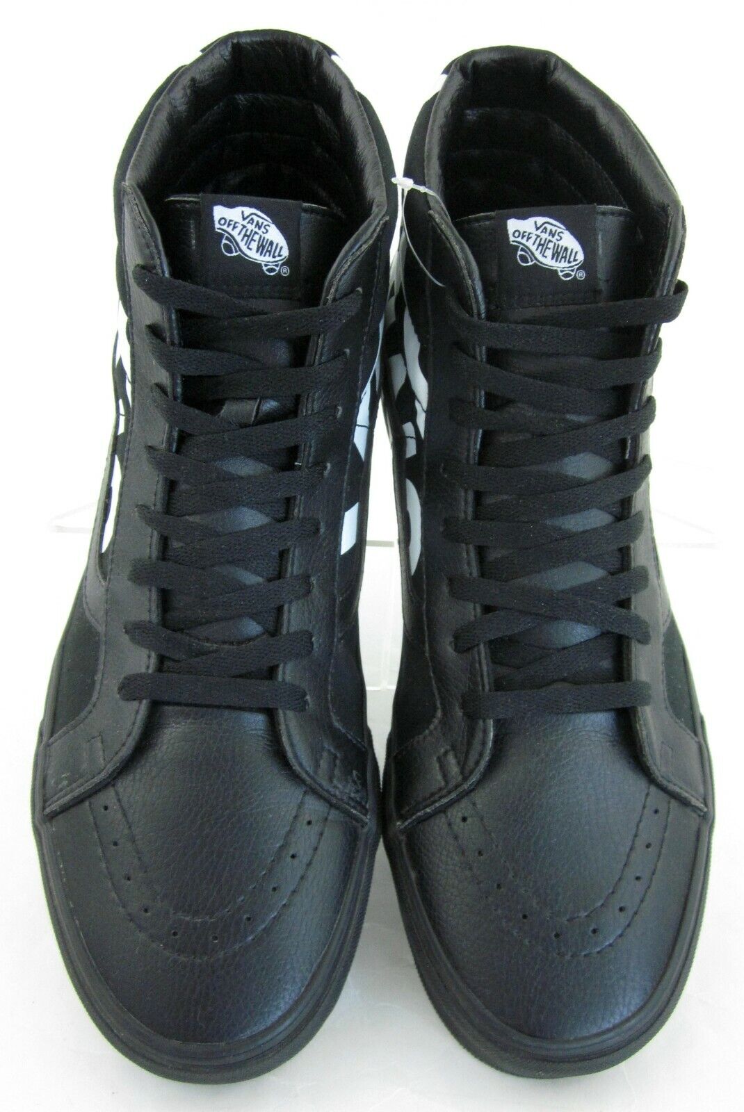 Mint! Rare! Limited Edition Vans Logo Pack Sk8-Hi Sneakers Black 