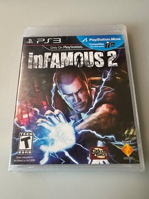 Neu in OVP Infamous 2 PS3 NTSC FACTORY SEALED SEHR GUTER ZUSTAND BCUS98125